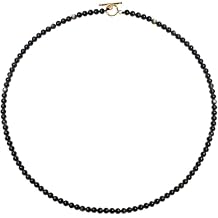 6mm Spiritual Gemstones Beaded Necklace Wealth Protection and Prosperity Necklaces for Women Men Toggle Clasp Jewelry Unisex