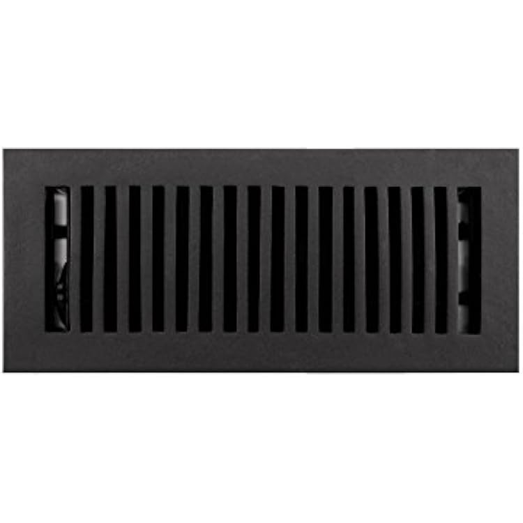 Naiture 4 x 10 Cast Iron Floor Register Modern Style