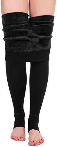 ATHVOTAR Fleece Lined Winter Tights Women - Thermal Warm Opaque Pantyhose Thick Sheer Leggings