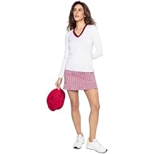 GOLFTINI Womens Golf Skort 17.5" Fashionable Performance Skirt with Built-in Shorts