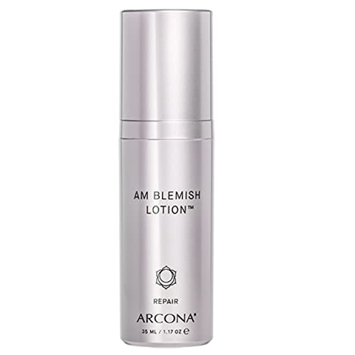 ARCONA AM Blemish Lotion - 3% Salicylic, 2% Lactic Acids, Tea Tree Extract, Witch Hazel, Jojoba Seed Oil - Non Irritating, Hydrating 1.17 fl oz. Made In The USA