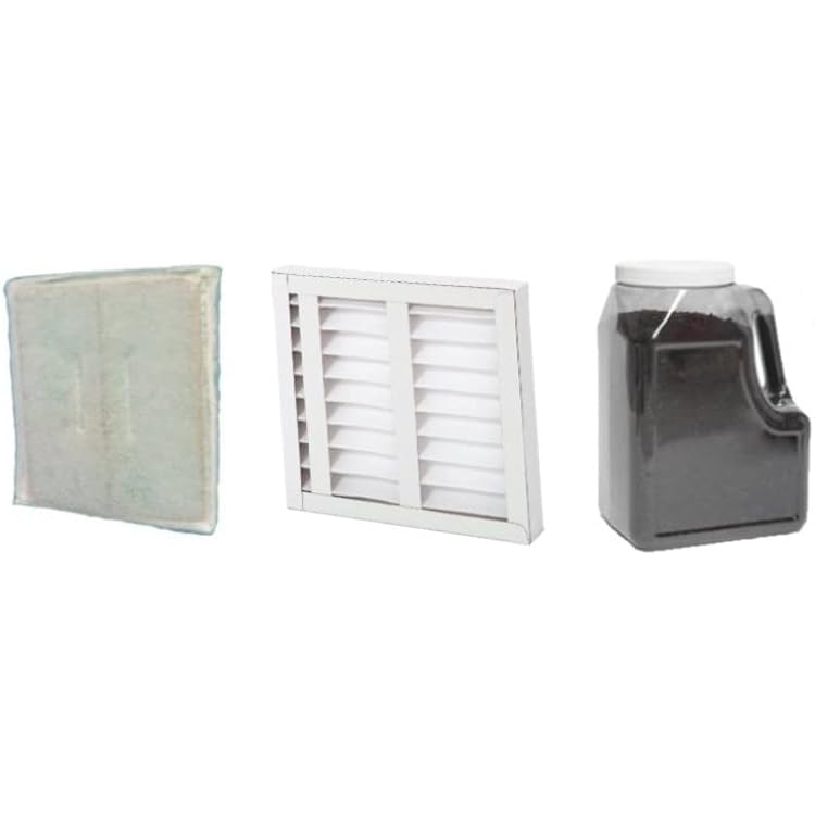 Extract-All Replacement Filter Package for Fume Extractor and Source Capture 1 Pleated Pre-Filter, 1 Replacement Special Blend Carbon which Removes Odors Fungus Mold Mites Pack of 3