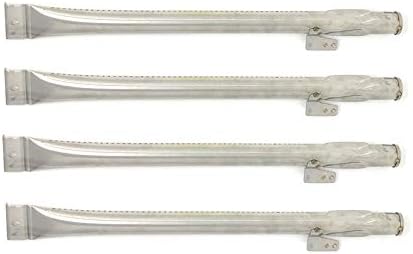 Grill Parts Zone Replacement Stainless Steel Burner for DGA480BSP-D, DGA480BSN, DGA480BSP, DGA480SSN, DGA480SSN-D, DGA480SSP, DGA480SSP-D Gas Models - 4 Pack
