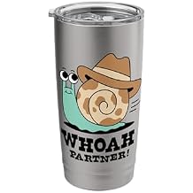 Woah, Partner! Snail Stainless Steel Insulated Tumbler