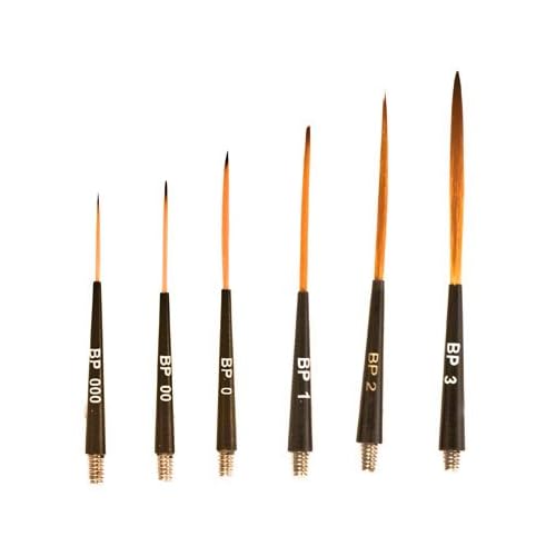 Mack Brush BP-00 Scroll Brush Head Black Plaque TAKON Hair
