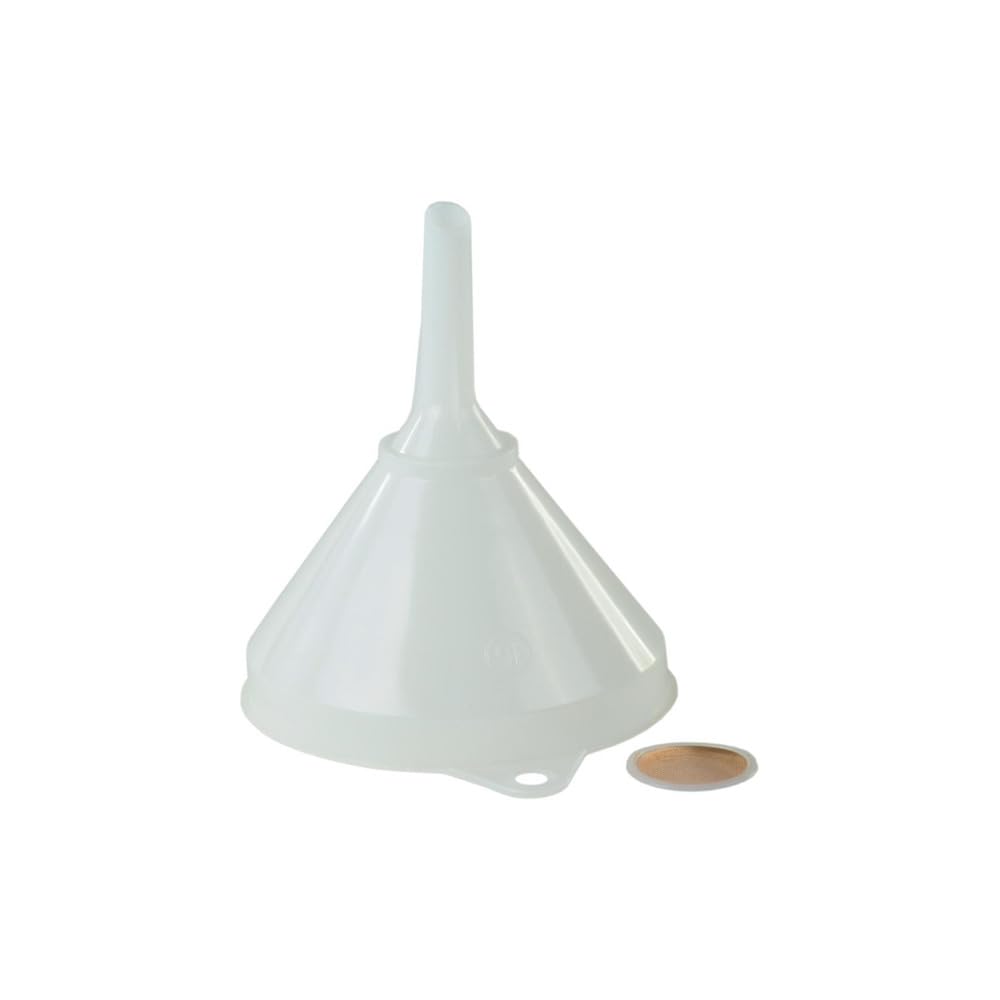 Barrel Funnel 253 mm, with Strainer, HD-PE, Natural