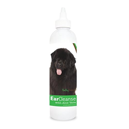 Healthy Breeds Newfoundland Ear Cleanse with Aloe Vera Cucumber Melon 8 oz