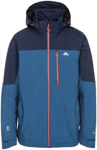 Tappin Mens Hooded Waterproof Jacket - INDIGO M