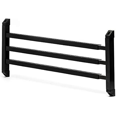 Camco 43976 RV Screen Door Push Bar, Black - Adds Strength and Stability to Your Screen Door - Prevents Torn Screens