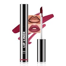 OETUIOW Lip Stain, Lip Liner Stain, Peel Off Lip Liner Tattoo, Long Lasting Lip Stain Waterproof for Women Girls All Skin Types, Transfer-Proof & Natural (Mauve)