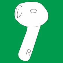 Meenova Genuine One Right Earbuds Replacement A3050 A3053 A3054 for Pods 4, Single Right Ear Side Only, Compatible with Original Air 4 A3058 Charging Case Earpad (Not for ANC Version), Used Pod 4
