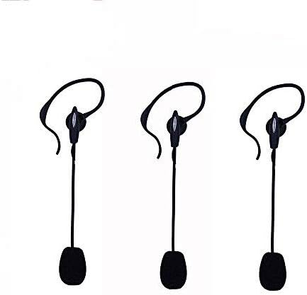 Referee Headset Earphone 3PCS Professional V6 V4 Full Duplex Two-Way Referee Headset Earphone Football headsets Referee Communication Earpiece