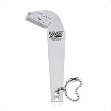 WeldingStop Drill Bits Gage 118 Degree Angle Drill Sharping Gauge, Stainless Steel Angle Measuring Gage Tools