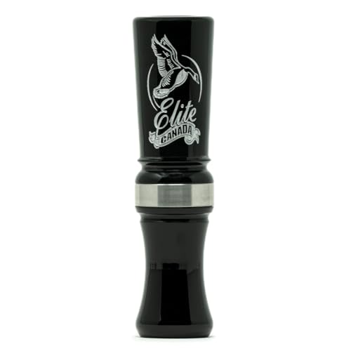 Elite Acrylic Canada Goose Call Short Reed Hand-Tuned Honker Call for Realistic Goose Calling Field-Tested Design
