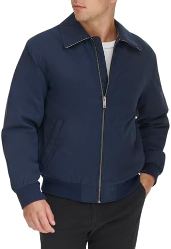 Dockers Mens Microtwill Golf Bomber Jacket