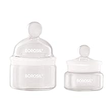 Foxx Life Sciences 1630009 Borosil Bottles, Weighing, Tall Form, 25mL, 30mm x 65mm OD x H 10/CS, Borosilicate Glass Pack of 1