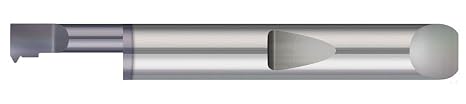 Micro 100 QTMT-060100-10X Threading Tool - Metric - Topping - Quick Change, M6x1 Thread Size, 4.5 mm Min Bore Dia, 10 mm Max Bore Depth, 0.541 mm Proj, 3/16" Shank Dia, 1-1/2" OAL, AlTiN