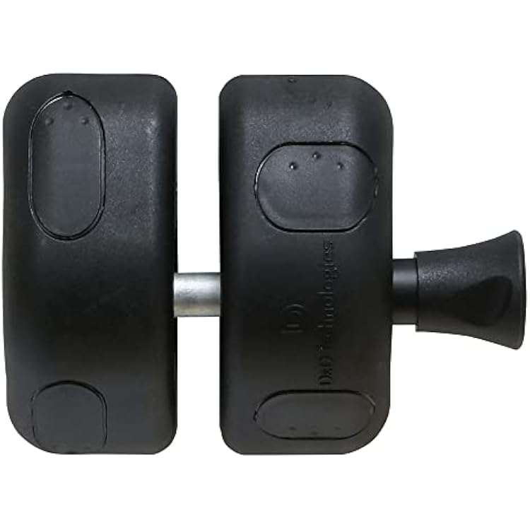 National Hardware N346-203 MagnaLatch Side Pull, 2-34, Adjustable, Stainless Steel Components, Black