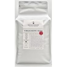 Smokin Beans 5-Pound Ethiopia Yirgacheffe Idido Freshly Roasted Coffee, Natural Processing, Light Roast, Premium Whole Bean Specialty Coffee