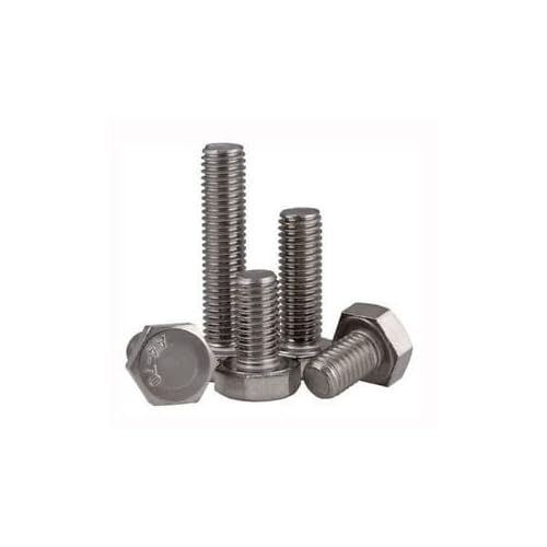 M16-2.0 x 40mm Hex Head Cap Screws, Stainless Steel A4, Plain Finish Quantity: 125 pcs - Coarse Thread Metric, Fully Threaded, Length: 40mm Metric, Thread Size: M16 Metric