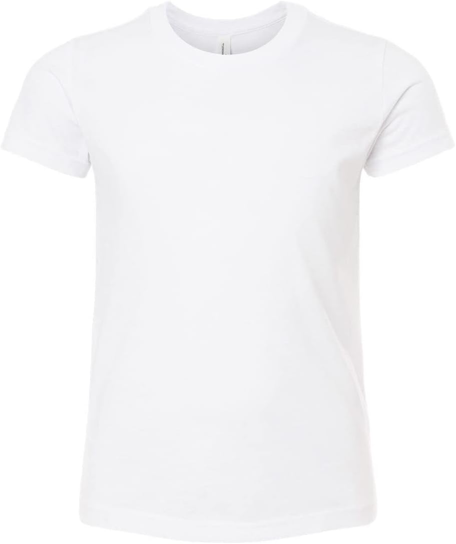 BELLACANVAS Youth CVC Unisex Jersey Tee - Solid White Blend - XL