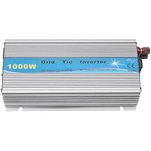 1000W Grid Tie Inverter MPPT Pure Sine Wave DC10.8-32V Input 110V AC Output for 18V/36V Solar Panels (36V)