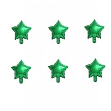 EMAAN 5 Inch Blue Star Shape Small Mylar Balloons Mini Foil Balloon for Birthday Baby Shower Graduation Party Decoration (Blue Star, 50pcs)