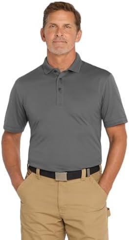 CornerStone Unisex Industrial Snag-Proof Pique Polo | Short Sleeve, Collared Shirt for Men & Women, Casual Work & Golf Top