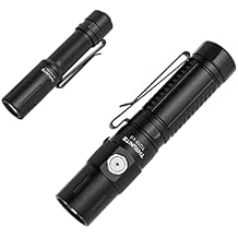 ThruNite (2PCS) EDC Flashlight BundleArcher Mini Black Neutral White & TC15 V3 Bright Flashlight Cool White Small Flashlight