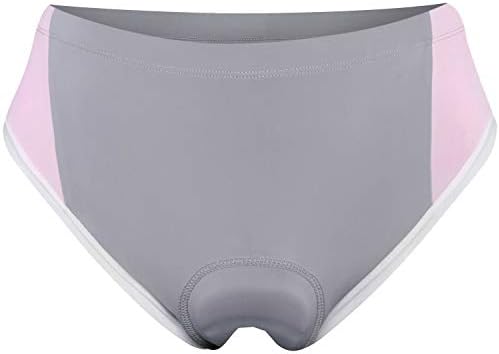 NOOYME Women Bike Underwear Gel 3D Padded Printed Design Bicycle Briefs Cycling Underwear Shorts