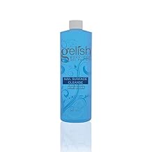Gelish Nail Surface Cleanse Gel Top Coat Nail Cleaner, Removes Tacky Residue, High-Shine Finish, Skin-Safe Formula, Smooth & Glossy Results for Perfect Manicure (16 Fl Oz, Nail Surface Cleanse)