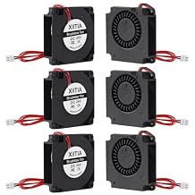 6pcs 4010 24V Blower Fan 40x40x10mm DC Turbo Fan Bearing Blower Radial Cooling Fans with 2 Pin Terminal for 3D Printer Parts