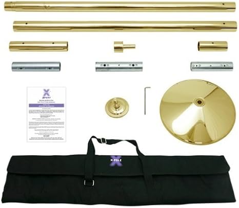 Xpert 45mm Titanium Gold Pole-Dancing Pole