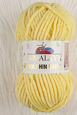 Himalaya Dolphin Baby 4 Skein Knitting Yarn - 4 x 100g (14.11 oz) Baby Blanket & Amigurumi Yarn - Super Bulky Velvet, 524 yds
