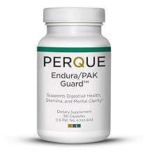 PERQUE Endura/Pak Guard 60 Capsules Electrolyte & Mineral Complex with Magnesium, Potassium & Calcium Supports Hydration, Muscle Function & Energy Non-GMO, Gluten-Free, Vegetarian 60 Count