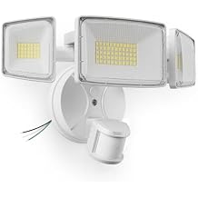 Onforu 100W LED Motion Sensor Outdoor Lights, Dusk to Dawn Flood Light Outdoor Motion Sensor, Hardwired Security Lights Floodlights Outside 11000LM 6500K Daylight IP65 Waterproof (White)