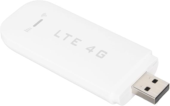 4G LTE USB Router Modem Dongle with SIM Card Slot for Home Outdoor Travel Car, 10 Users Sharing Portable High Speed Mobile Network Card for Phone PC Tablet