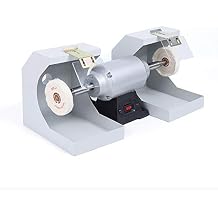 110V Polishing Machine Bench Buffing Grinder Double Top Polisher Dental Electric Lab Dual Polishing Machine High Speed Polisher