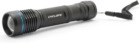 Cyclops Handheld Aluminum Steropes 700 Lumens Rechargeable Pocket Flashlight for Camping, Hiking, Emergency