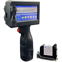 Upgrade Handheld Inkjet Printer Gun with 0.5 Inch / 12.7mm Print Height Portable for EXP Date Batch Number QR Code Barcode Logo Picture Printing on Any Surfaces (GM#01)