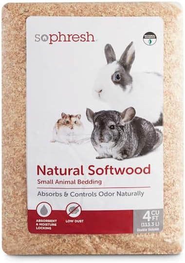 SO PHRESH by Petco Natural Softwood Small Animal Bedding 4 cu. ft.