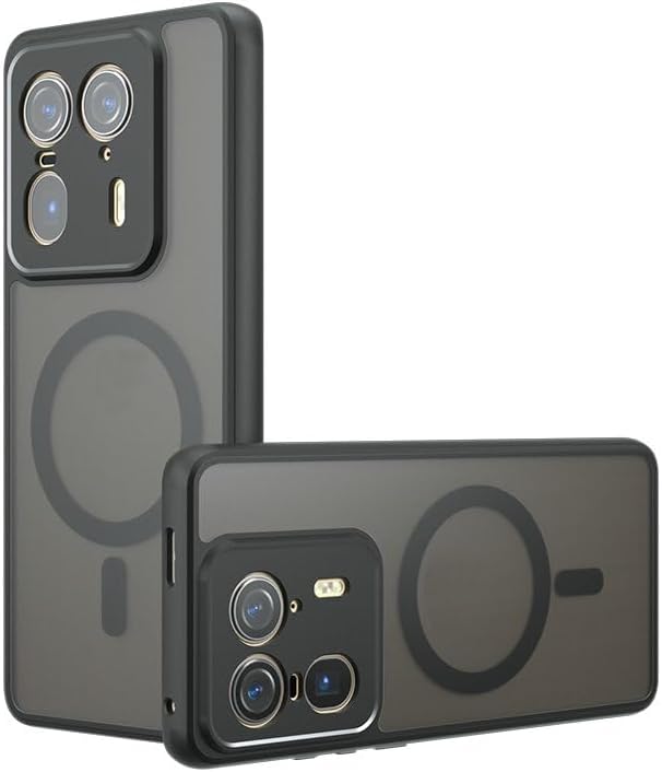 Compatible with Oppo A5m Case Cover,Compatible with MagSafe,Compatible with Oppo A5 4G/5G CPH2727 CPH2735 / A5i Pro CPH2755 Built-in Magnetic Anti-Shock Cell Phone Case Black