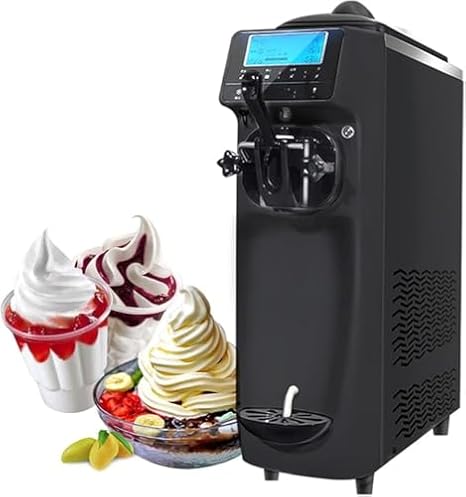 Summer Snack bar, Home/Commercial Soft Serve ice Cream Machine, Cafe Tabletop ice Cream Machine