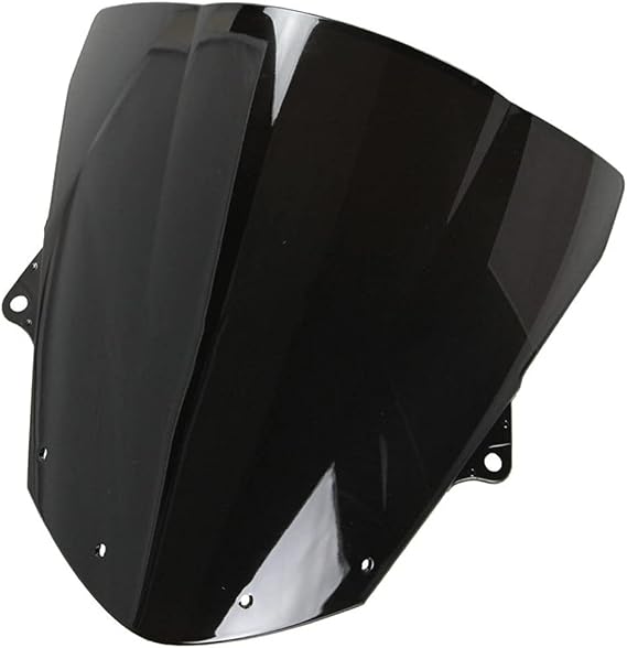 Black Windshield Windscreen For Kawasaki ZX10R 08 09 2010 ZX6R 2009-2012