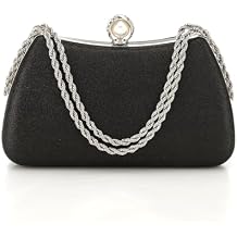 YYW Women Evening Bag Glitter Shiny Clutch Purses Handbags for Formal Wedding Party