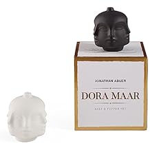 Jonathan Adler Dora Maar Salt & Pepper Set, White/Black, Small