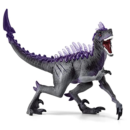 Schleich Eldrador Creatures - 7 Shadow Raptor Dinosaur Figurine - Fantasy Dino Toy for Boys and Girls for Imaginative Play - Beast Animal Figure - Cool Monster Toys for Kids Ages 7 | 70154