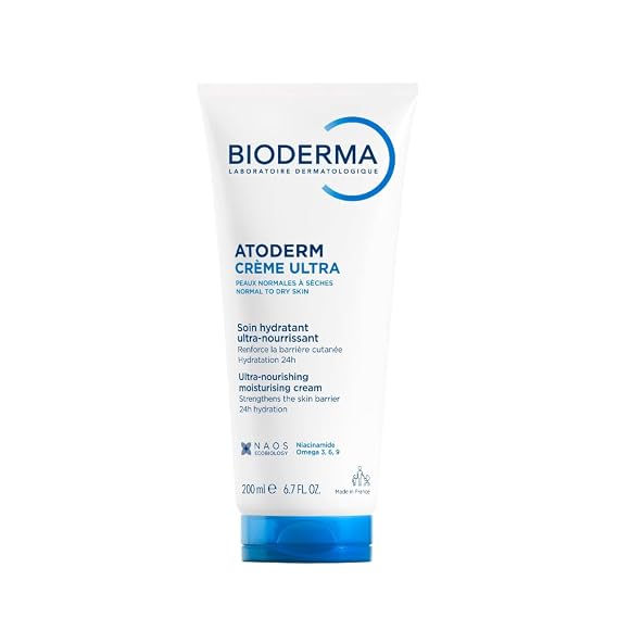 Bioderma Atoderm Cream Ultra, Hydrating Body Moisturizer for Normal to Dry Sensitive Skin | Ultra Cream hydrating body moisturizer nourishes normal to dry sensitive skin while strengthening the skin barrier