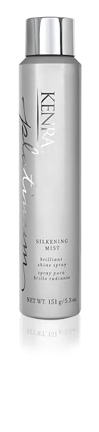 Kenra Professional Platinum Silkening Mist | Brilliant Shine Spray | Smooths Flyaways, Detangles and Tames Frizz | Humidity Protection | All Hair Types