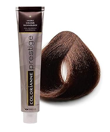 Brelil Colorianne Prestige Technologically Advanced Cream Dyeing Treatment Hydra Color Technology, Copper Dark Blonde, 100 ml./3.38 fl.oz. (6/40)